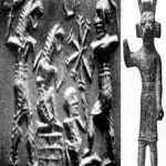 Dumuzu Shepherd And Fisherman Husband Of Inanna Babylonian Attacked By Demons Under The Apple Tree Of Kulaba B Horz And Bronze Babylonian Demon 1396x1536